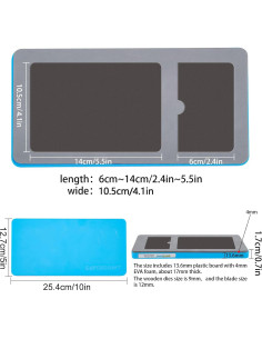 Troquel de Corte Billetera Bifolding SUPERDANT 10.5x14cm 2