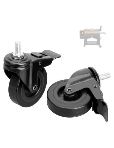 Ruedas de Caster con Bloqueo BBQration 3" para Pit Boss