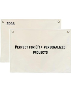 Banner de Lienzo Personalizado Lyla & Sage 66x46cm - 2 Paquetes 2