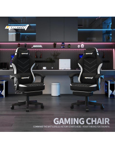 Silla de Juego Opiesit YW600 Ergonómica Ajustable Negro 2