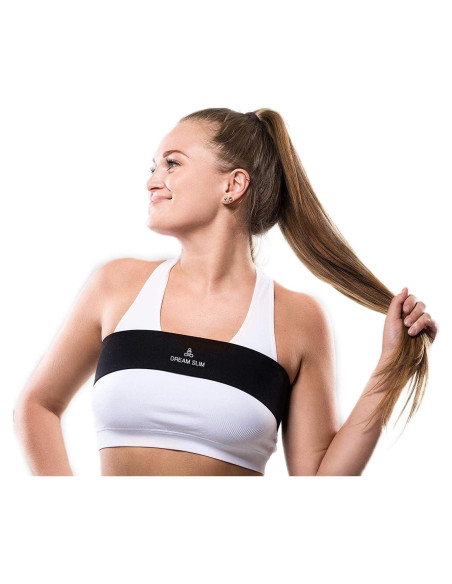 Banda de Soporte para el Pecho Dream Slim Ajustable - Negro
