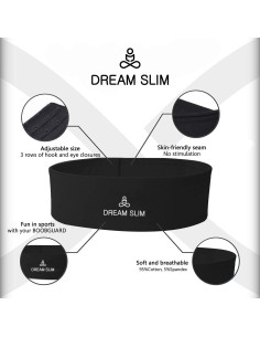 Banda de Soporte para el Pecho Dream Slim Ajustable - Negro 2