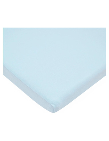 Sábana Ajustada para Cuna 100% Algodón Compañía Americana Azul