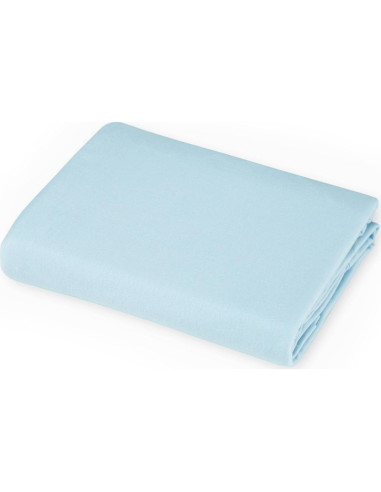 Sábana Ajustada para Cuna 100% Algodón Compañía Americana Azul