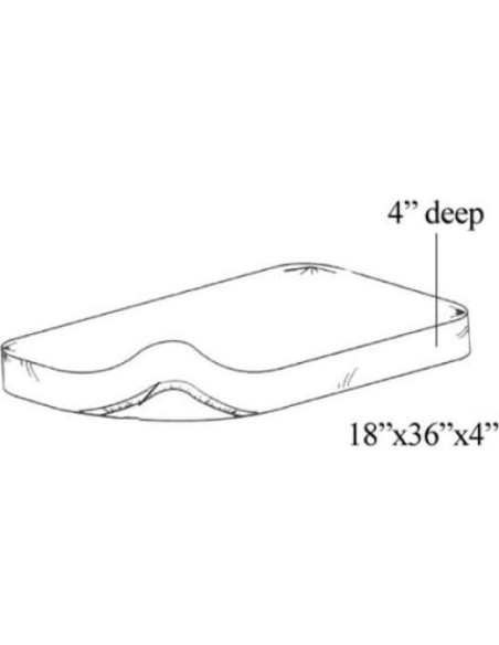 Sábana Ajustada para Cuna 100% Algodón Compañía Americana Azul