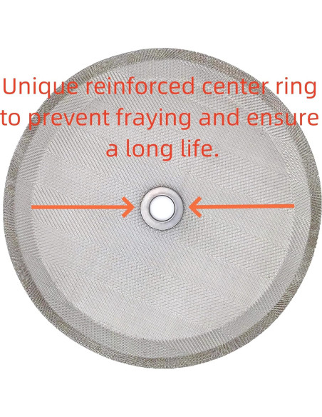 Filtros de Prensa Francesa Ruilida 4 Piezas Acero Inoxidable 10.16 cm