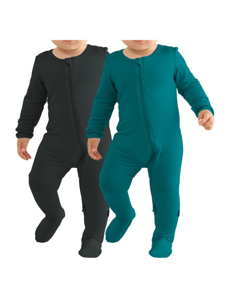 Mono de Rayón de Bambú para Bebés Ekkimy - Paquete de 2