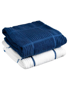 Toallas de Cocina T-Fal 2-Pack Algodón Azul 40x66 cm