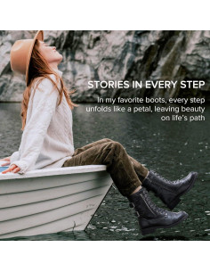 Botas de Combate Vepose 928 para Mujeres con Bolsillo Lateral 2