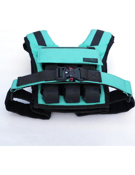 Chaleco de Pesas Ajustable SWITCHBACKZ 12 kg con Forro Lavable