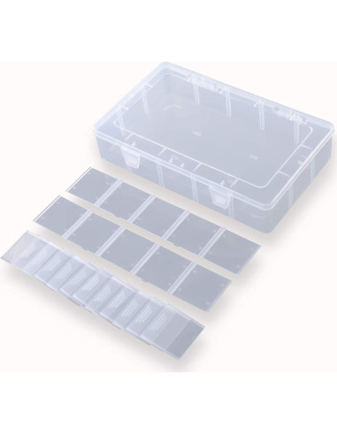 Cajas de Almacenamiento de Manualidades SYMPABASIC 15 Compartimentos