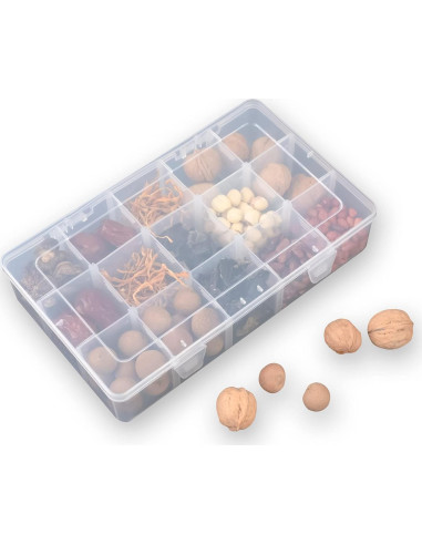 Cajas de Almacenamiento de Manualidades SYMPABASIC 15 Compartimentos