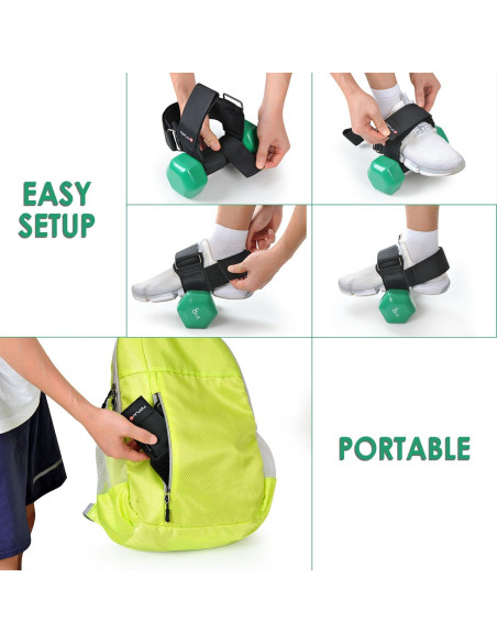 Accesorio de Pie para Mancuernas TOPJUM - Entrenamiento de Piernas