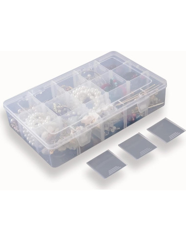 Cajas de Almacenamiento de Manualidades SYMPABASIC 15 Compartimentos