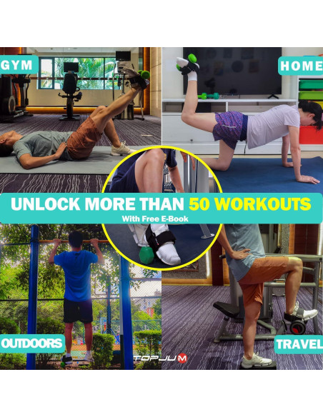 Accesorio de Pie para Mancuernas TOPJUM - Entrenamiento de Piernas