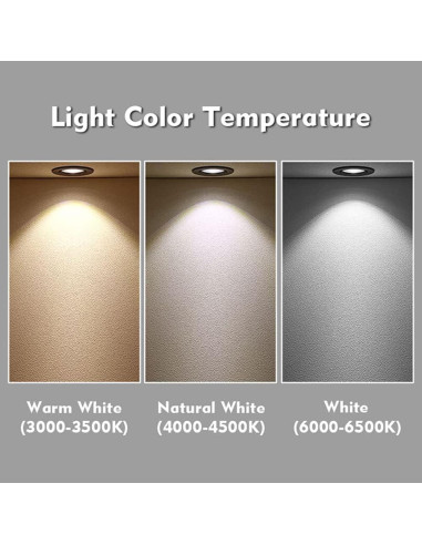 Paquete de 2 Bombillas LED LIDESEN 12V 1.5W 68mm Blanco Cálido