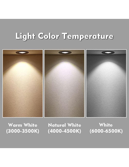 Paquete de 2 Bombillas LED LIDESEN 12V 1.5W 68mm Blanco Cálido