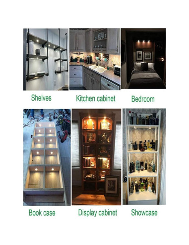 Paquete de 2 Bombillas LED LIDESEN 12V 1.5W 68mm Blanco Cálido