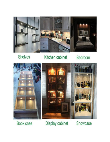 Paquete de 2 Bombillas LED LIDESEN 12V 1.5W 68mm Blanco Cálido