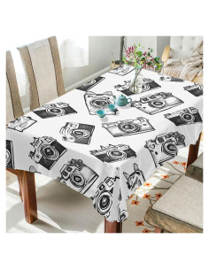 Mantel Rectangular ALAZA 183 x 137 cm Floral Art Deco