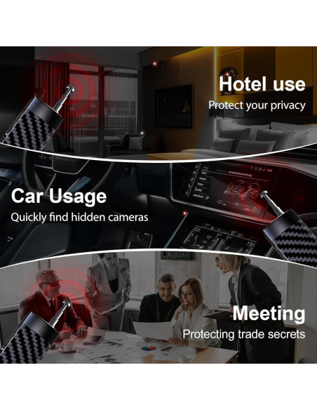 Detector de Cámaras Ocultas Zruyshdnk K18 Alta Sensibilidad