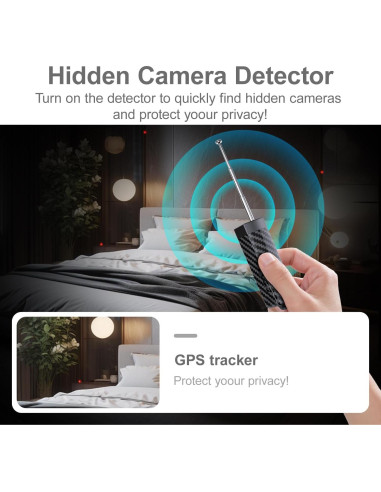 Detector de Cámaras Ocultas Zruyshdnk K18 Alta Sensibilidad