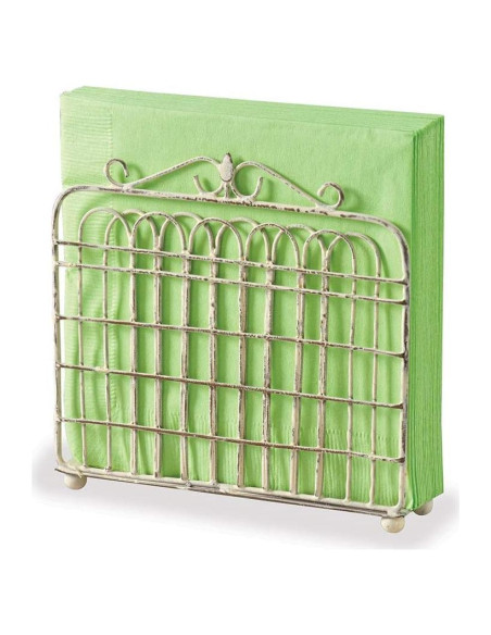 Soporte para Servilletas Park Designs Garden Gate - Crema