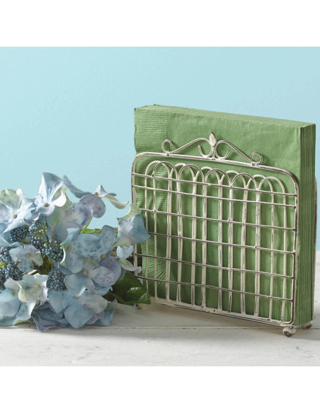 Soporte para Servilletas Park Designs Garden Gate - Crema