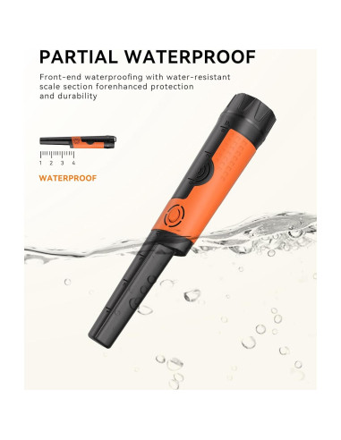 Detector de Metales SUNPOW OTMD12 Pinpointer Impermeable 360