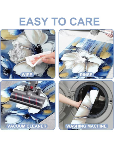 Alfombra de Baño Antideslizante Identiy 43x74 cm Floral