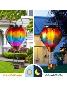 Linterna Solar de Globo Aerostático Starsoul Impermeable 30 cm 2