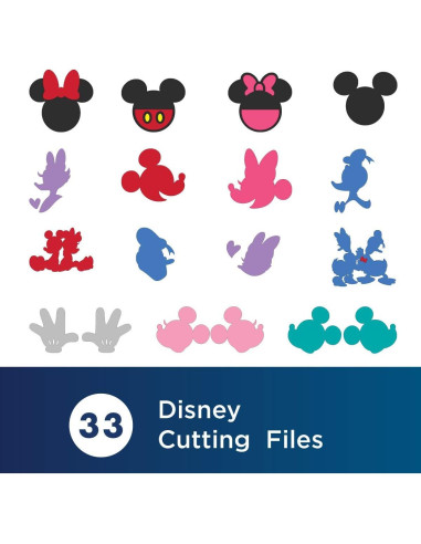 Patrones de Apliques Disney Brother CADSNP03 - 33 Diseños
