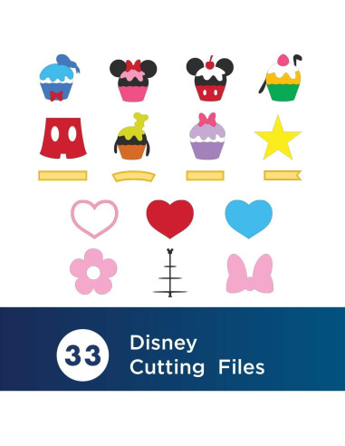 Patrones de Apliques Disney Brother CADSNP03 - 33 Diseños