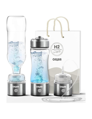 Botella de Agua de Hidrógeno ONIAB 400 ml - Ionizadora 3 en 1