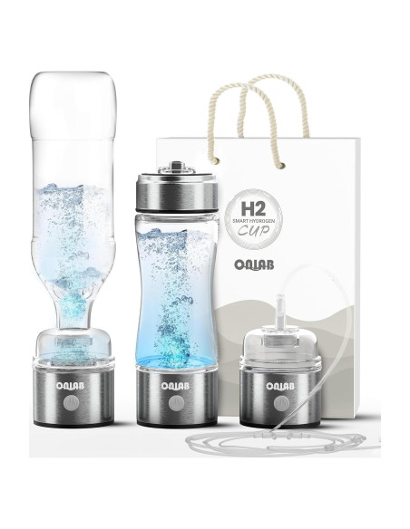Botella de Agua de Hidrógeno ONIAB 400 ml - Ionizadora 3 en 1