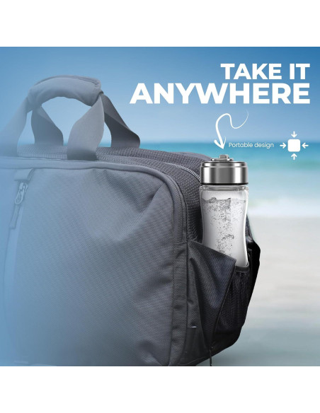 Botella de Agua de Hidrógeno ONIAB 400 ml - Ionizadora 3 en 1