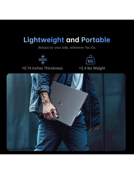 Laptop ACEMAGIC LX15, Intel N97, 8GB RAM, 256GB SSD, 15.6 FHD