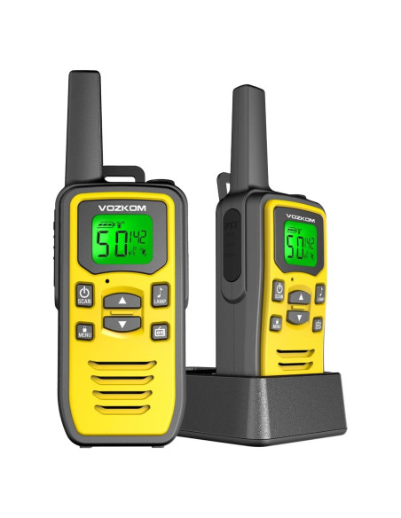 Walkie Talkies VOZKOM de Largo Alcance 24 km, 50 Canales