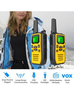 Walkie Talkies VOZKOM de Largo Alcance 24 km, 50 Canales 2