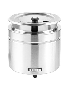 Calentador de Comida Eléctrico Restaurantware 11 Cuartos Acero Inoxidable