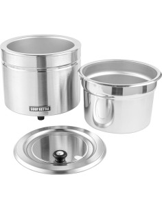 Calentador de Comida Eléctrico Restaurantware 11 Cuartos Acero Inoxidable 2