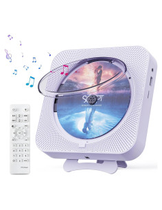 Reproductor de CD portátil MICOCIOUS con Bluetooth 5.1 y FM
