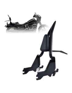 Soporte de Equipaje Sissy Bar Ajustable Kinglemc para Harley 2018-2025