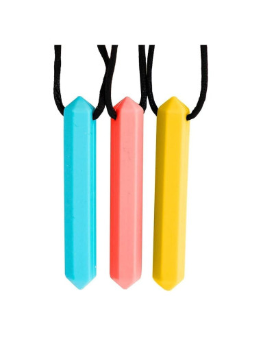 Collar Masticable Sensorial Tilcare Chew Chew - Set de 3 Lápices