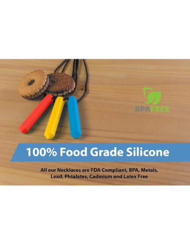 Collar Masticable Sensorial Tilcare Chew Chew - Set de 3 Lápices