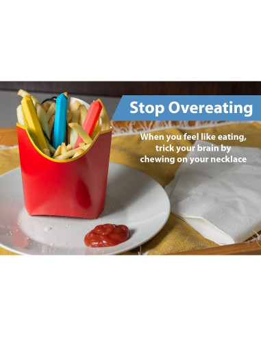 Collar Masticable Sensorial Tilcare Chew Chew - Set de 3 Lápices