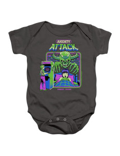 Mono Unisex Bebé Popfunk Steven Rhodes Ataque de Ansiedad 100% Algodón