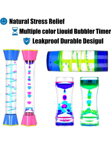 Juego de 5 Temporizadores Líquidos Sensoriales Dongguan Estilo 2