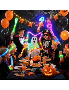 LovesTown 12PCS Palos de Luz LED Brillantes para Fiestas 2