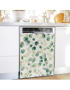 Cubierta Magnética para Lavavajillas WATMEBIS Eucalipto 58x66 cm 2